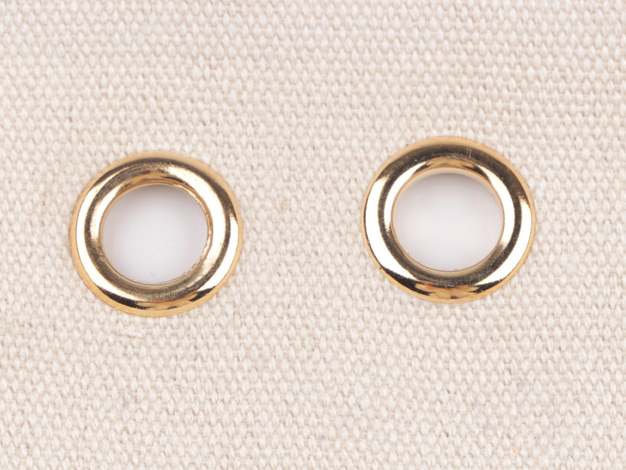 Ocheți metalici inoxidabili, ø10 mm - Alamă antică (10 Perechi)