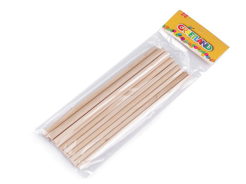 Bețișoare din lemn, 15 cm - Natur (288 Bucăți) Bețișoare din lemn, 15 cm - Natur (288 Bucăți)