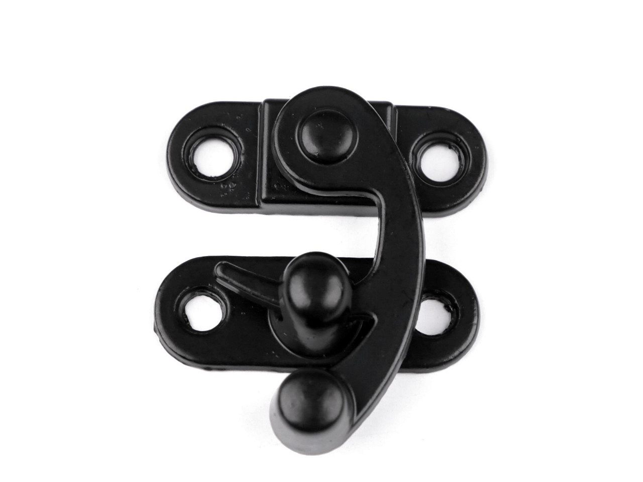 Închizătoare metalică cutie - Alamă antică (1 Set)