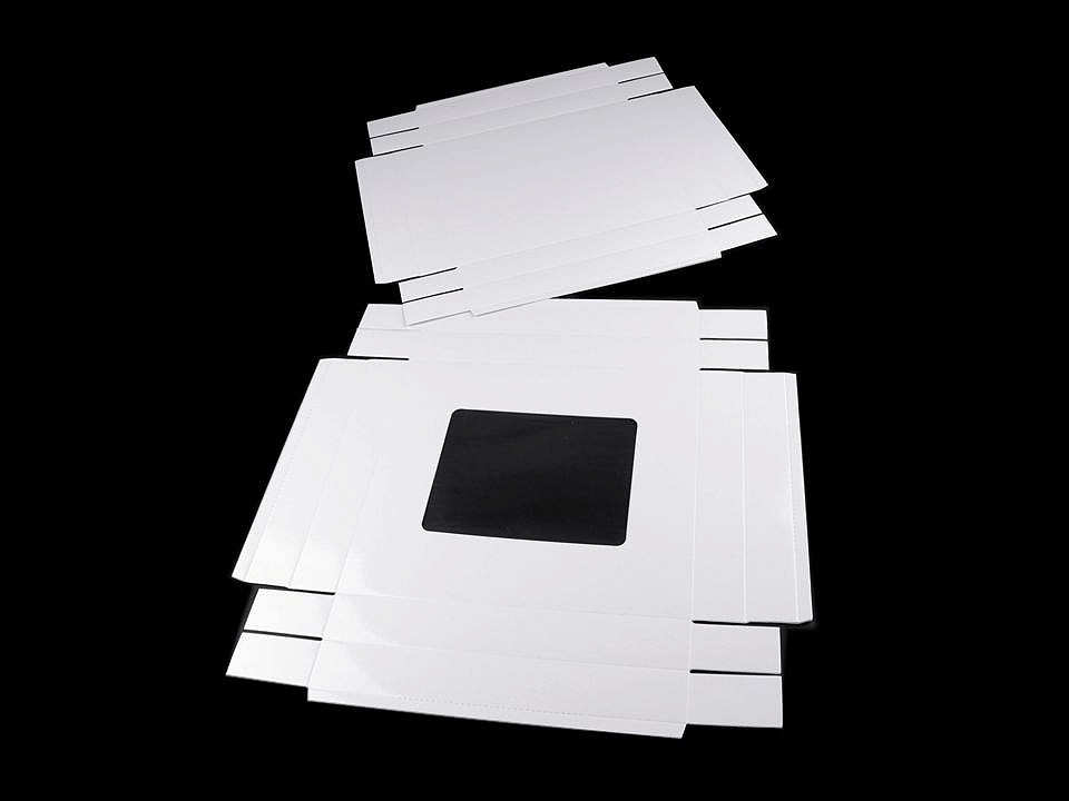 Cutie cu fereastră - Maro natural (5 Bucăți)