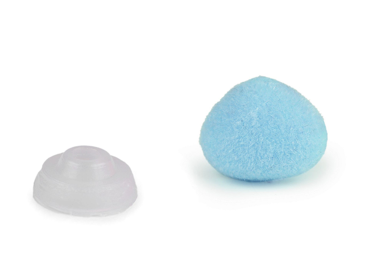 Nas pentru jucării cu dispozitiv de siguranță, 10x12 mm - Albastru deschis (50 Seturi)