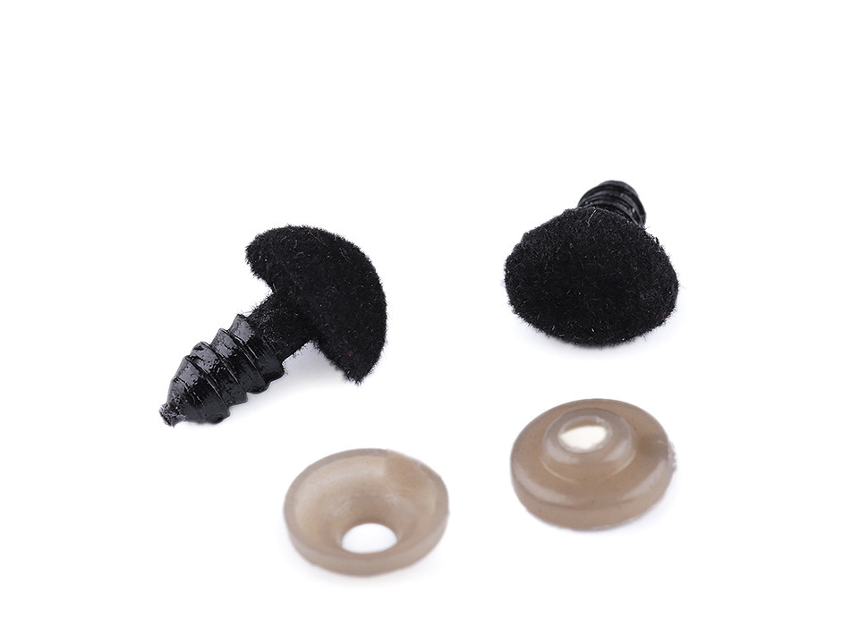 Nas pentru jucării cu dispozitiv de siguranță, 10x12 mm - Albastru deschis (50 Seturi)