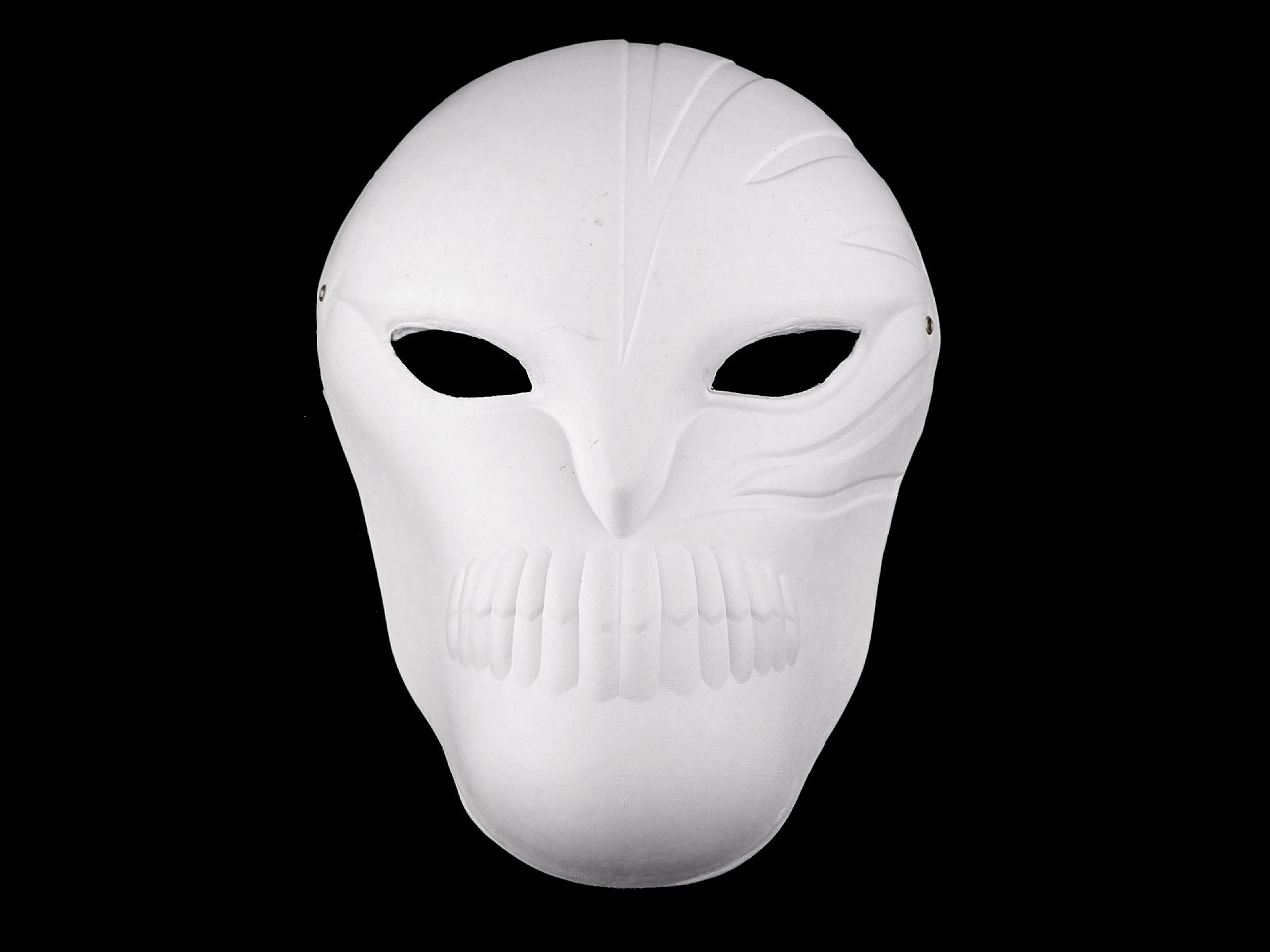 Mască de carnaval decorabilă - Alb (1 Bucată)