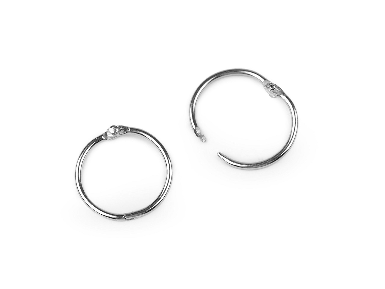 Inel cărți, albume, quiet book - Nichel (10 Bucăți)