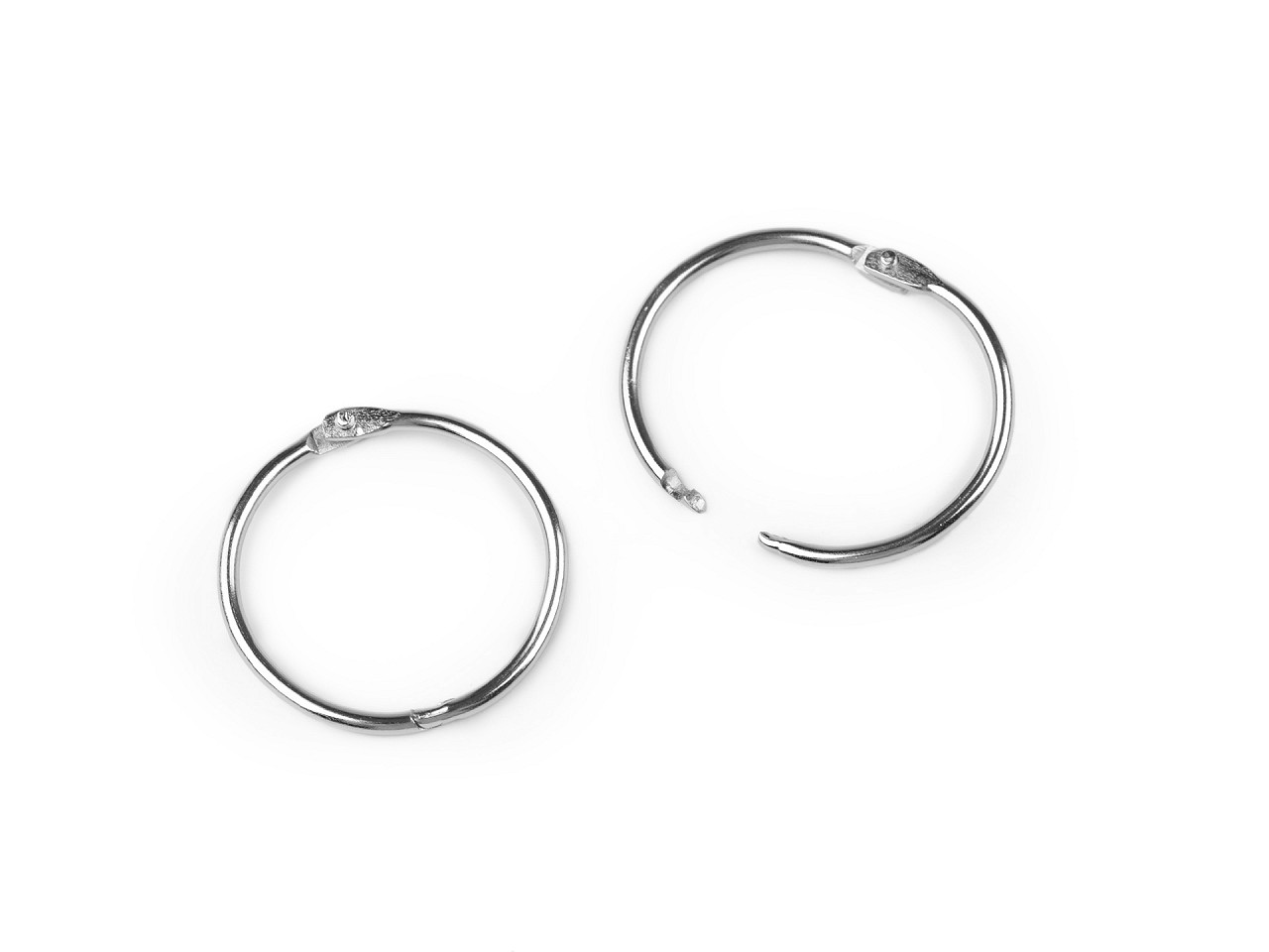 Inel cărți, albume, quiet book - Nichel (10 Bucăți)