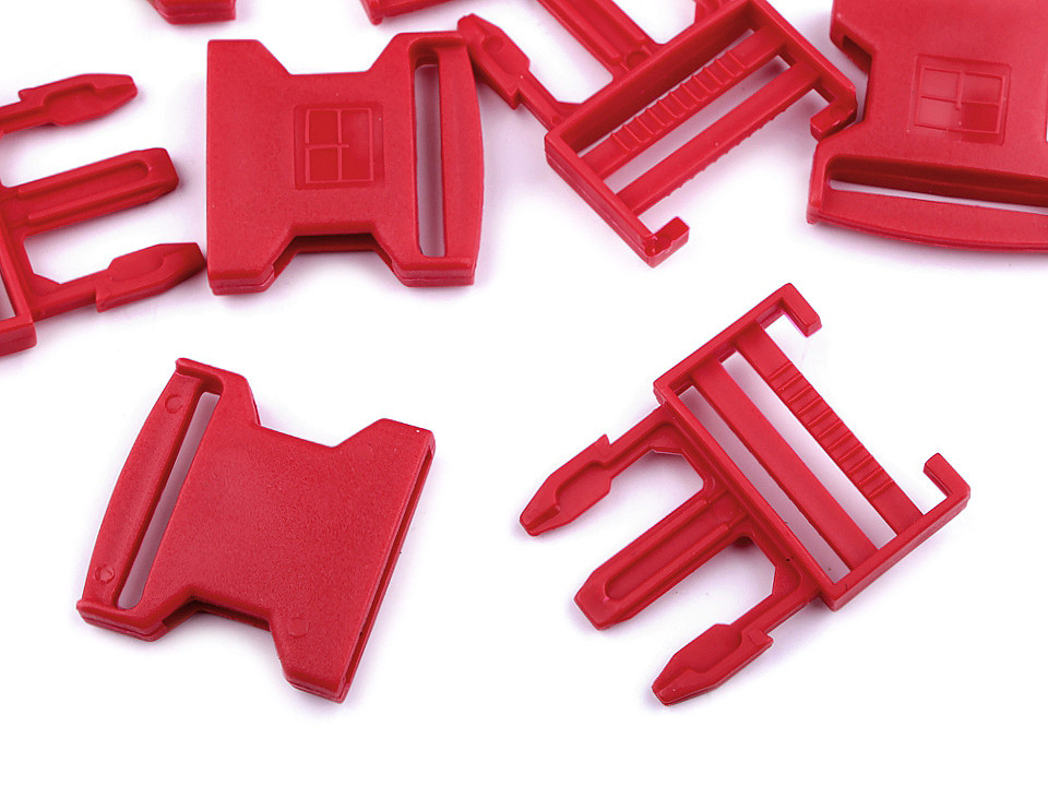 Cataramă trident, lățime 40 mm - Negru (5 Perechi)