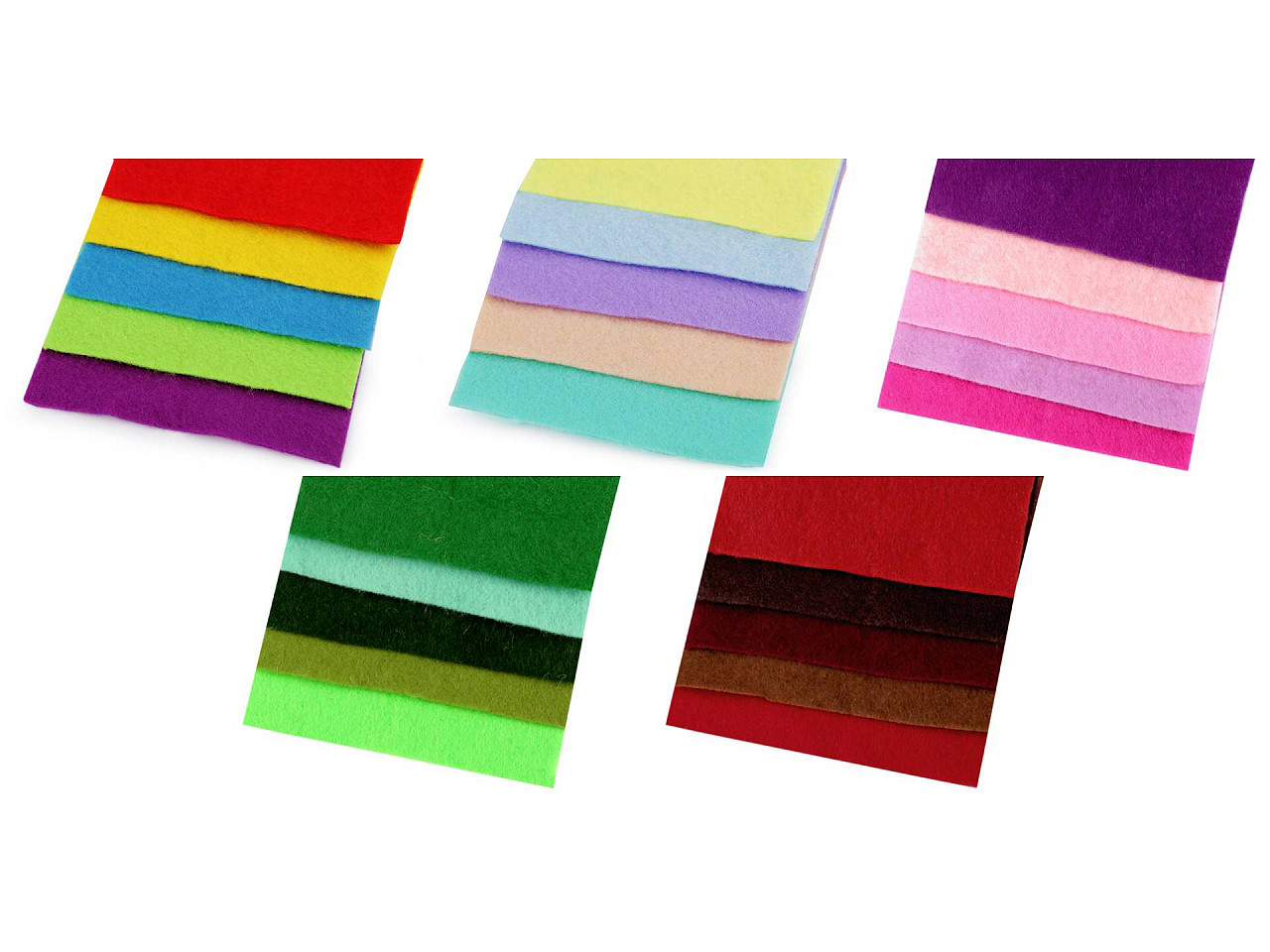 Set fetru decorativ, 10x45 cm - Mix nr. 5 (1 Set)