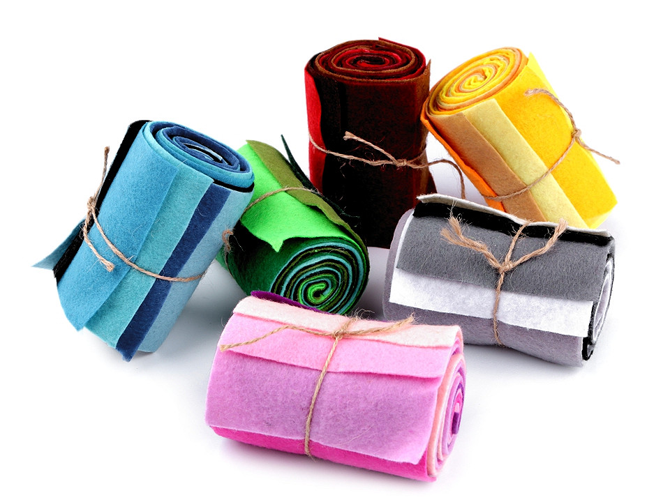 Set fetru decorativ, 10x45 cm - Mix nr. 5 (1 Set)