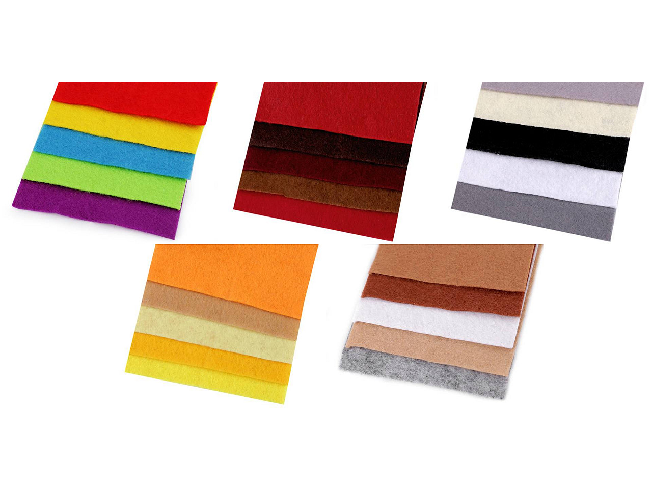 Set fetru decorativ, 10x45 cm - Mix nr. 5 (1 Set)