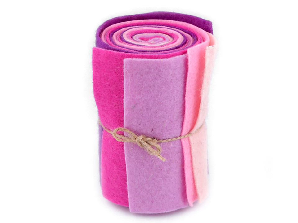 Set fetru decorativ, 10x45 cm - Mix nr. 5 (1 Set)