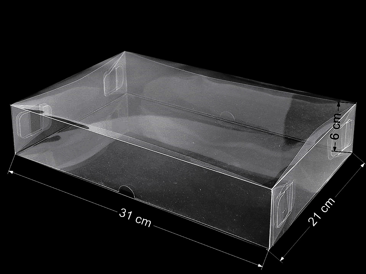 Cutie din plastic transparent cu capac - Transparent (10 Bucăți) Cutie din plastic transparent cu capac - Transparent (10 Bucăți)