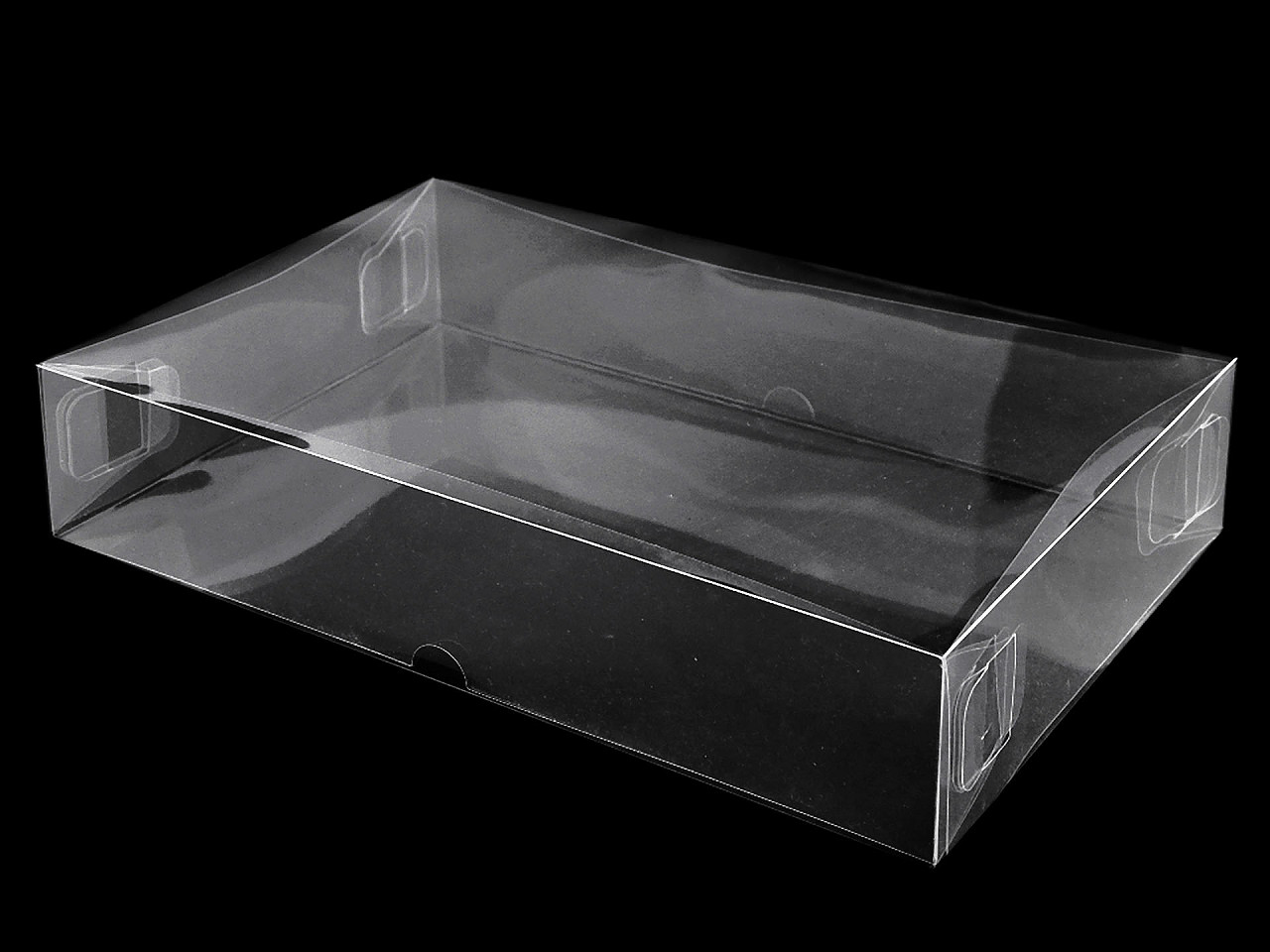 Cutie din plastic transparent cu capac - Transparent (10 Bucăți) Cutie din plastic transparent cu capac - Transparent (10 Bucăți)