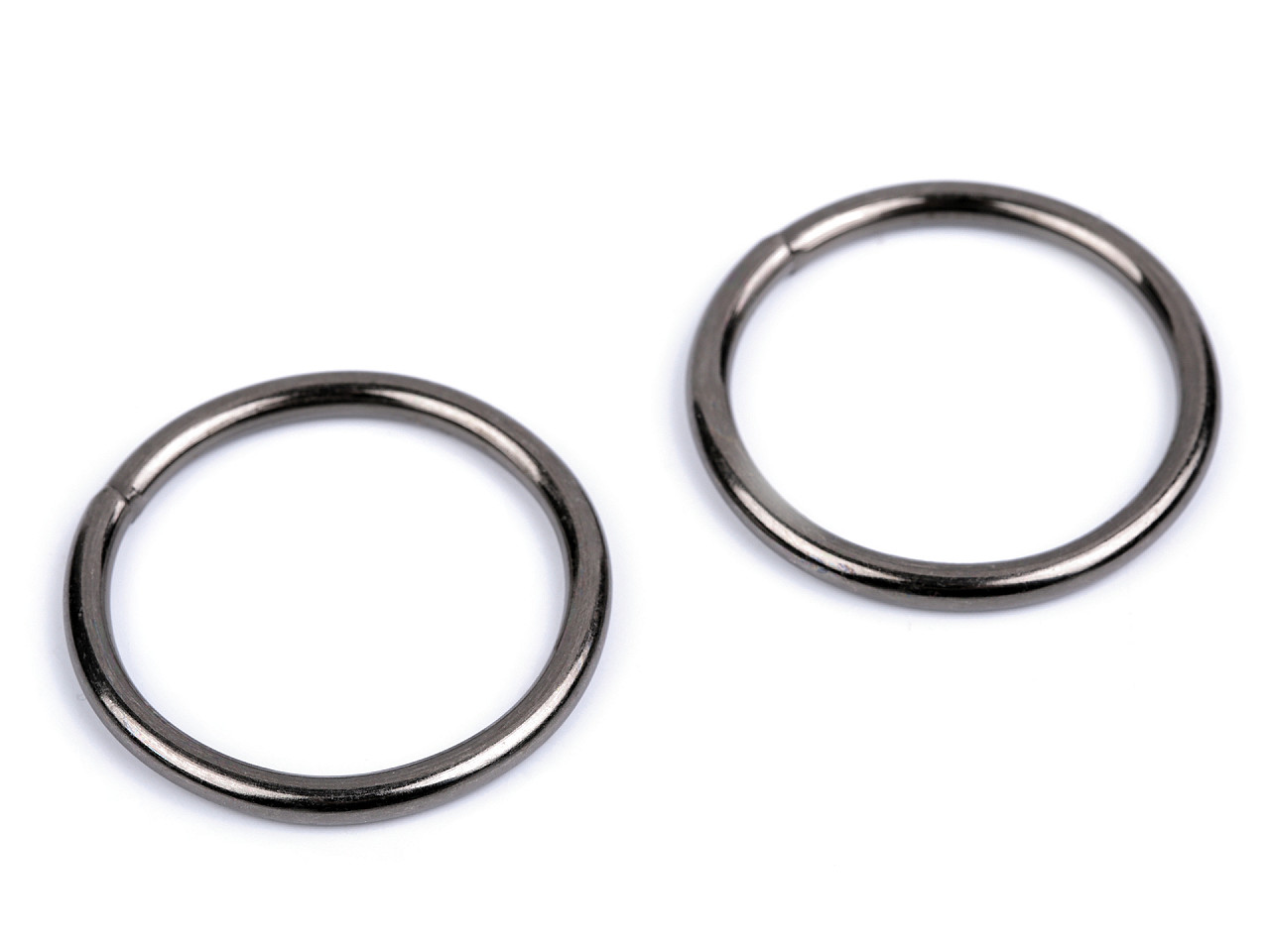 Inele metalice, ø35 mm - Nichel (10 Bucăți)