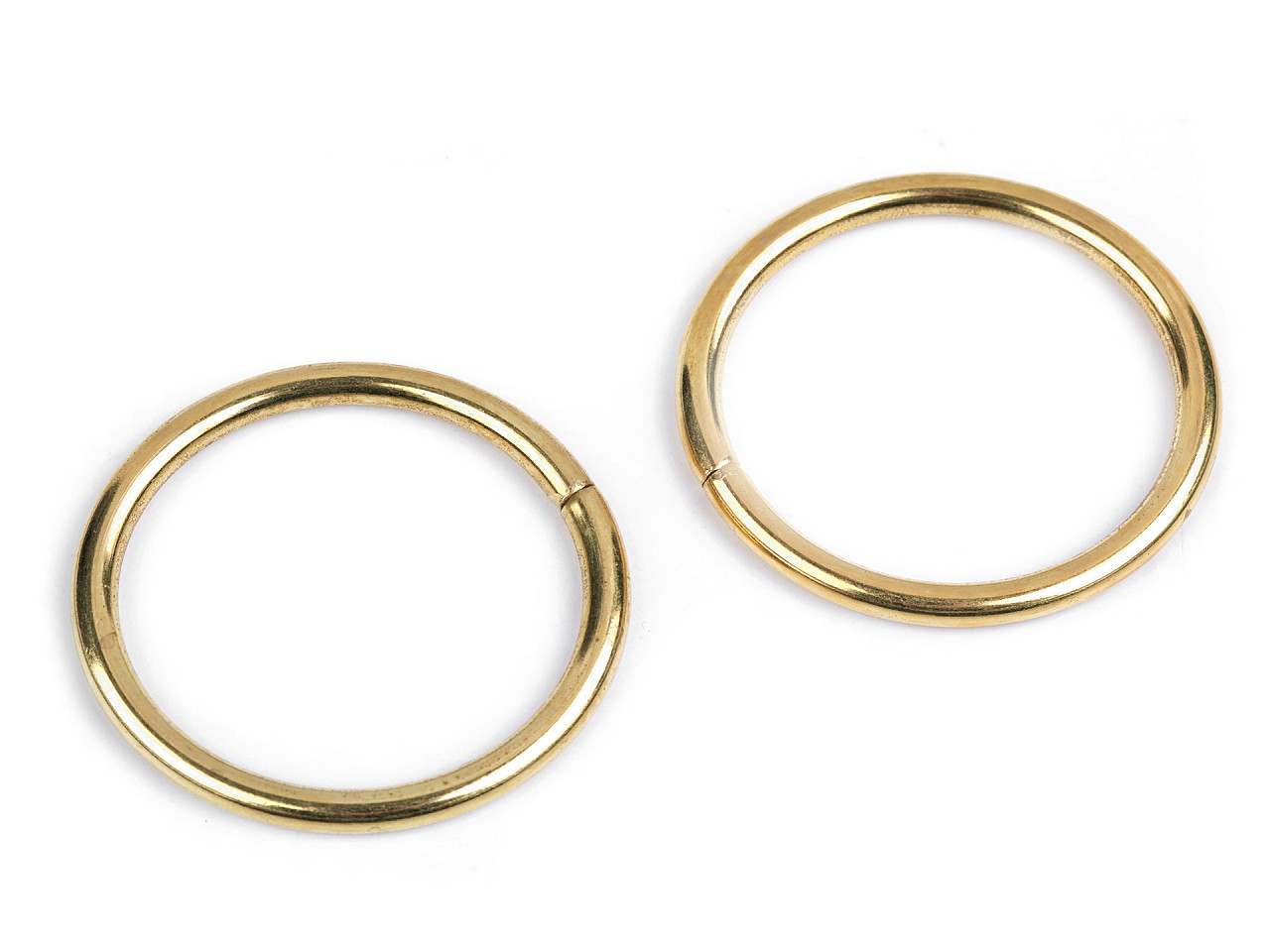 Inele metalice, ø35 mm - Nichel (10 Bucăți)