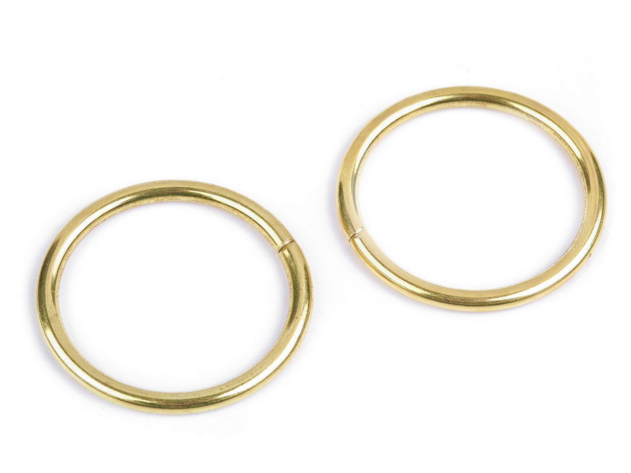 Inele metalice, ø35 mm - Nichel (10 Bucăți)