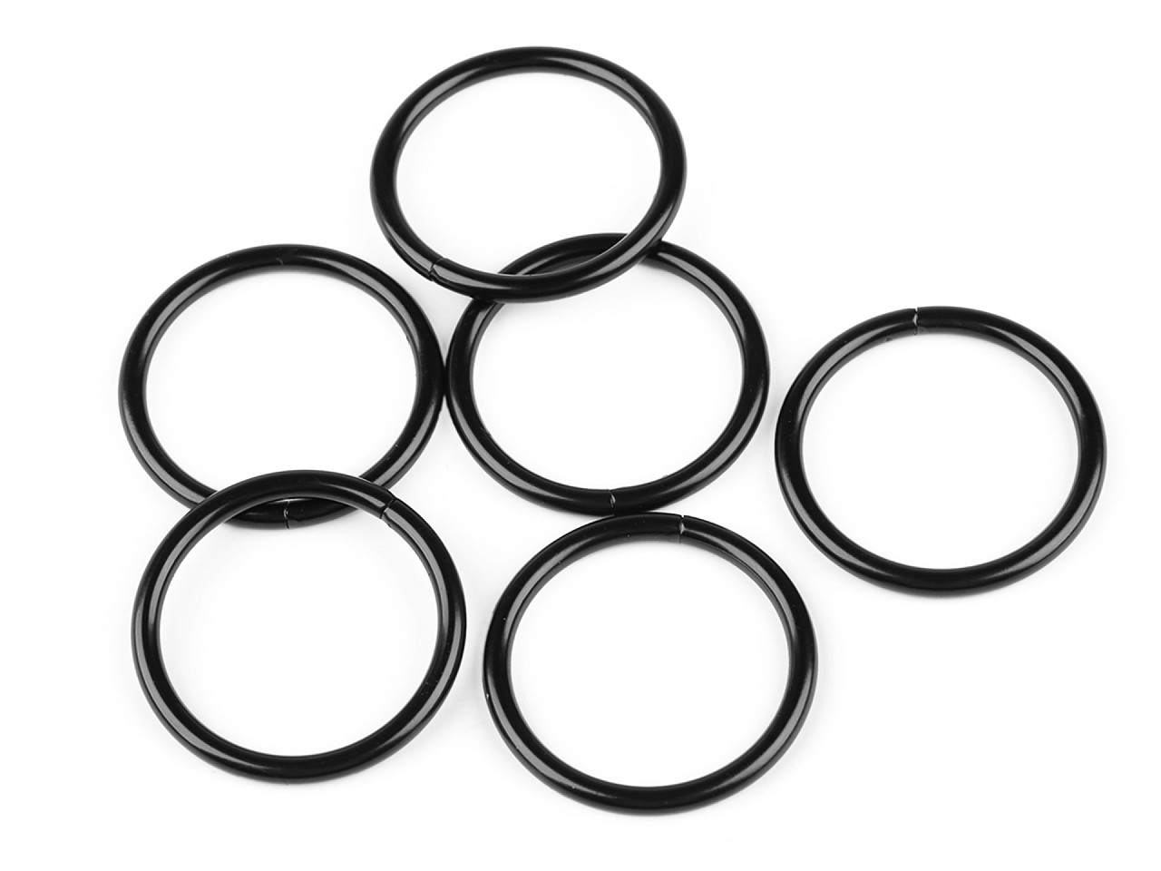 Inele metalice, ø35 mm - Nichel (10 Bucăți)