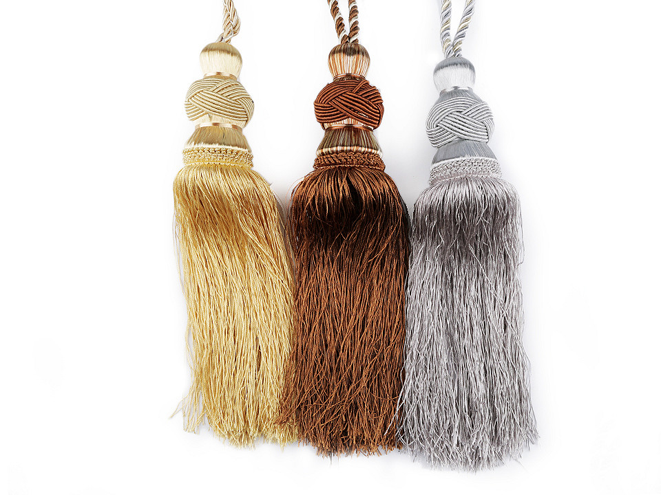 Ciucuri draperii - Crem deschis (2 Bucăți)