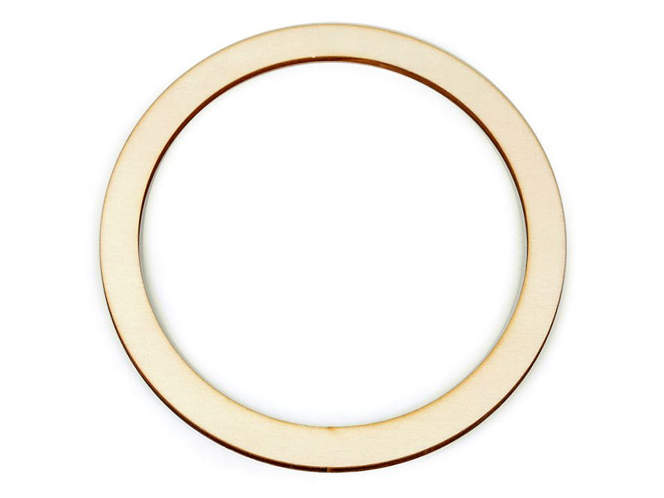 Cerc din lemn pentru ø18 cm - Natural deschis (10 Bucăți)