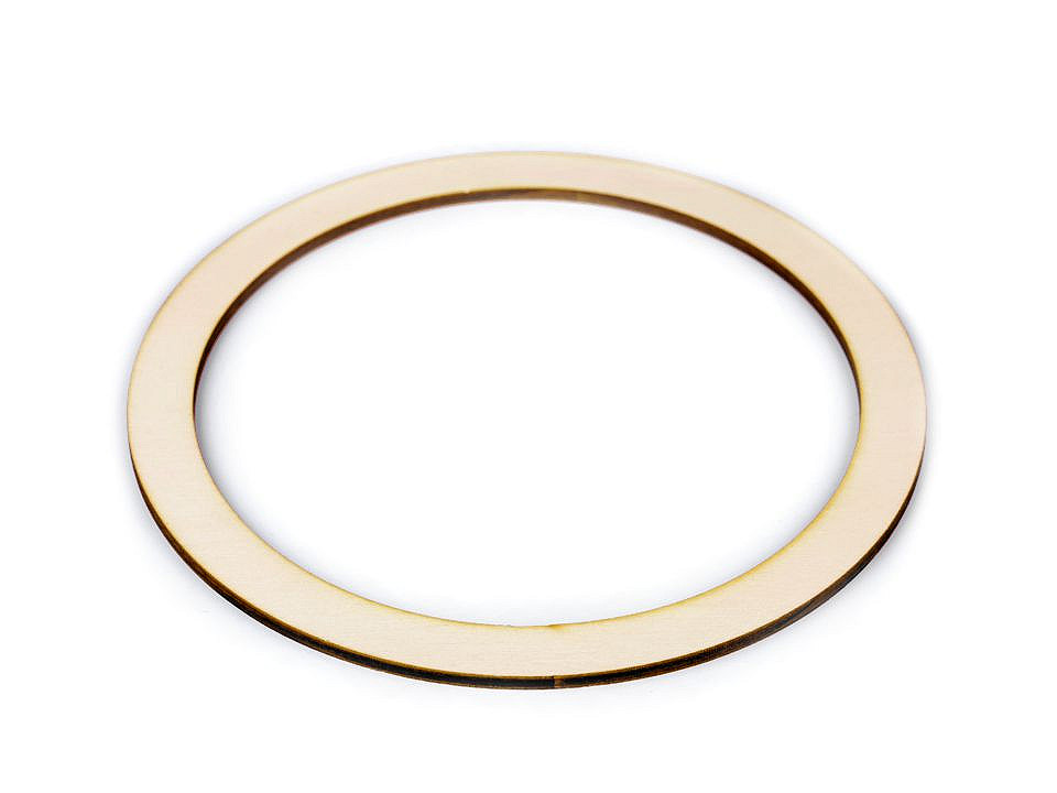 Cerc din lemn pentru ø18 cm - Natural deschis (10 Bucăți)