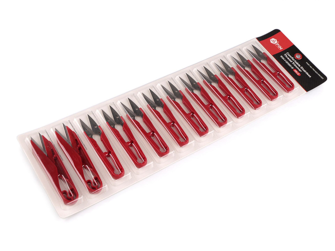 Ciupitoare cu mâner din plastic, lungime 10,5 cm - Roșu (1 Bucată)