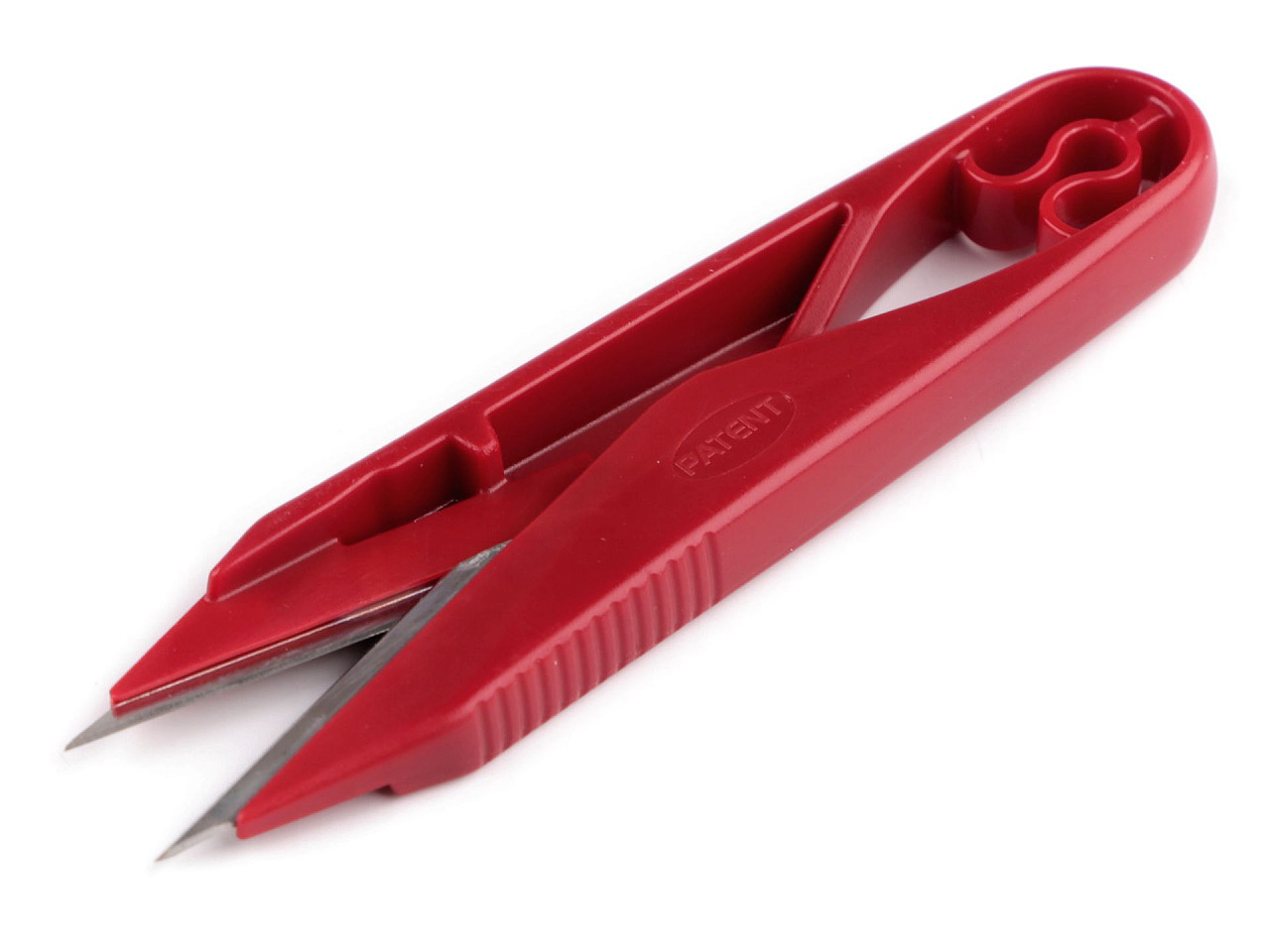 Ciupitoare cu mâner din plastic, lungime 10,5 cm - Roșu (1 Bucată)