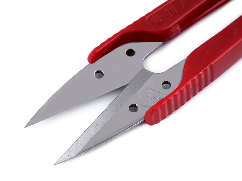 Ciupitoare cu mâner din plastic, lungime 10,5 cm - Roșu (1 Bucată)