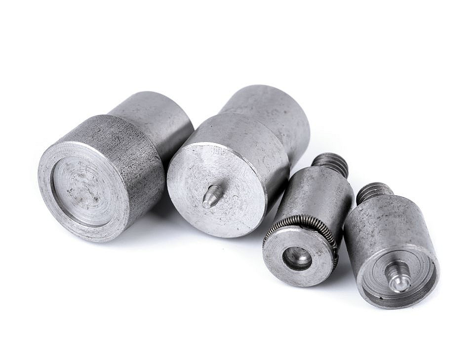 Matriță pentru capse (nituri metalice), ø10; 12; 15 mm - Nichel (1 Set)