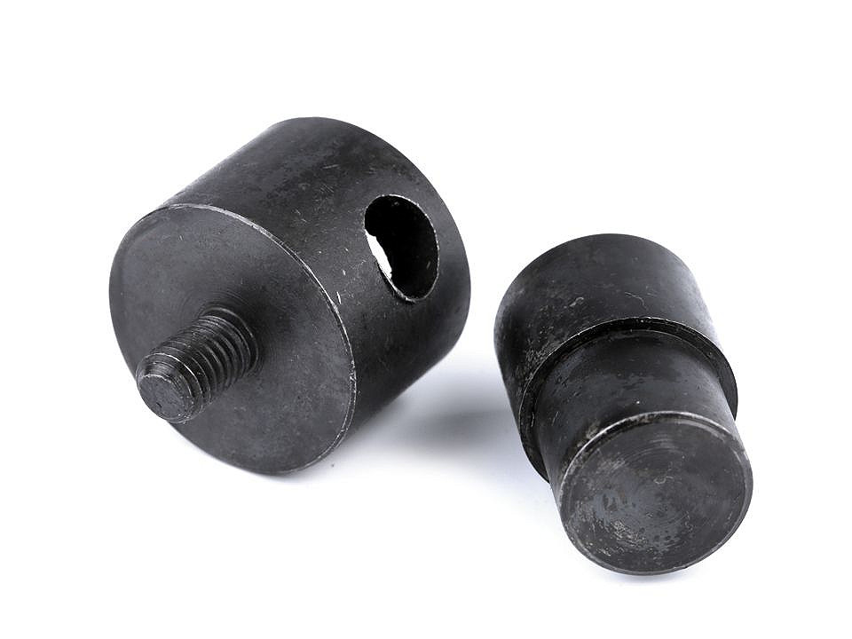 Matriță pentru găurit materiale textile, ø12; 18; 20 mm - Nichel (1 Set)