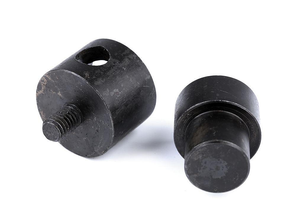 Matriță pentru găurit materiale textile, ø12; 18; 20 mm - Nichel (1 Set)