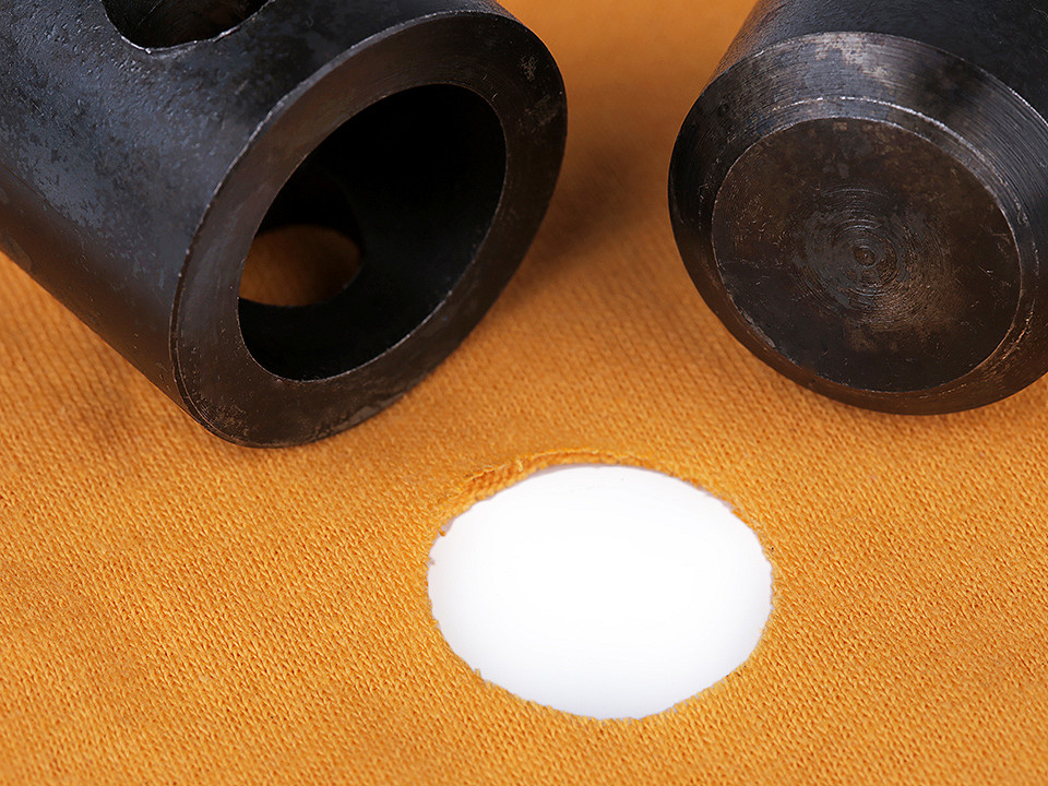 Matriță pentru găurit materiale textile, ø12; 18; 20 mm - Nichel (1 Set)