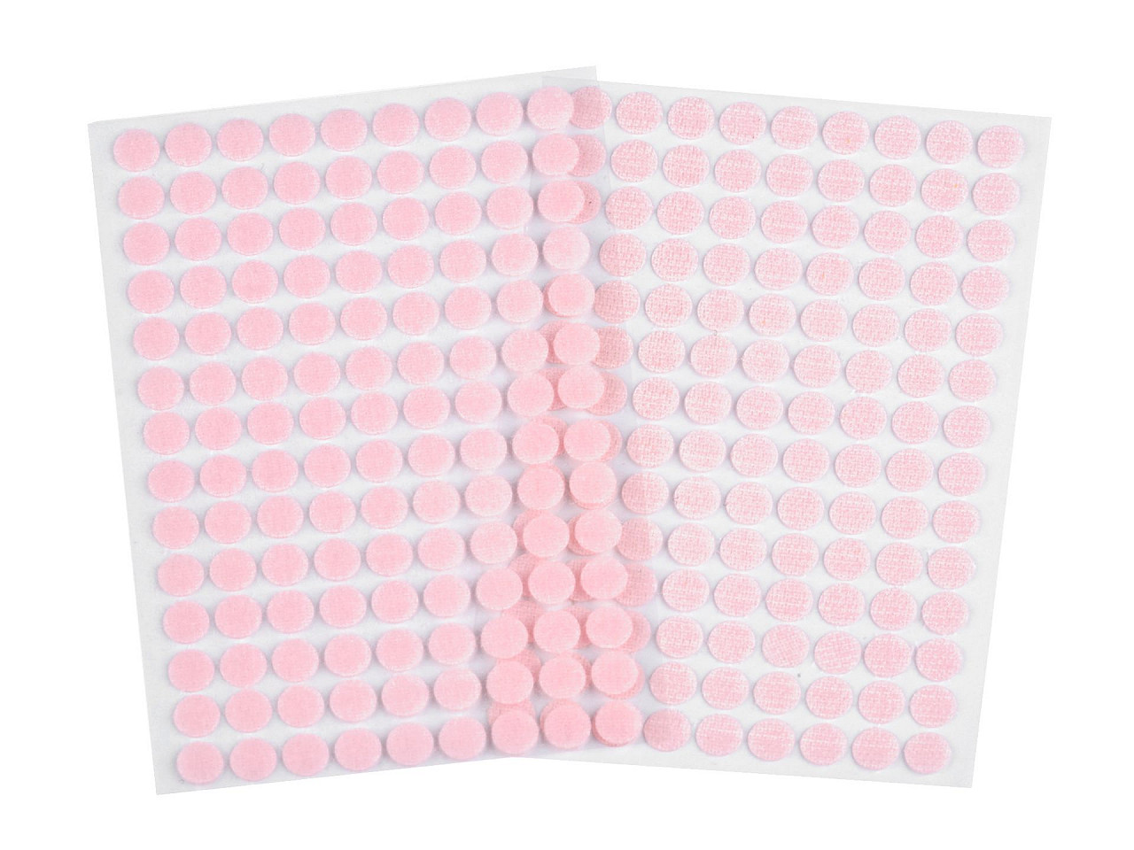 Buline arici autoadezive, complet (puf + scai), ø10 mm - Gri porumbel (1 Card)