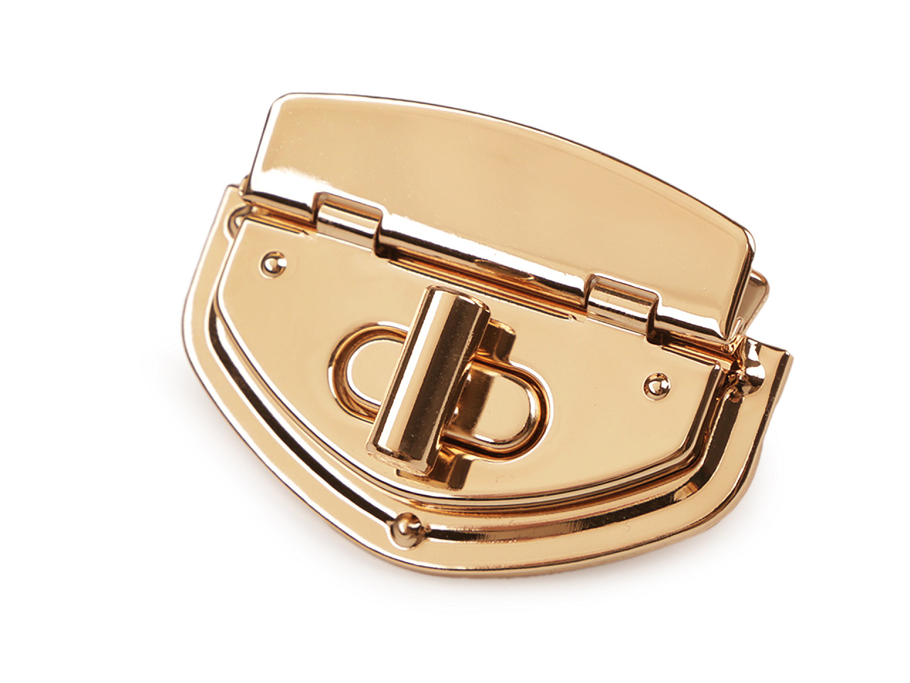 Închizătoare geantă / poșetă, 39x54 mm - Nichel negru (1 Set)