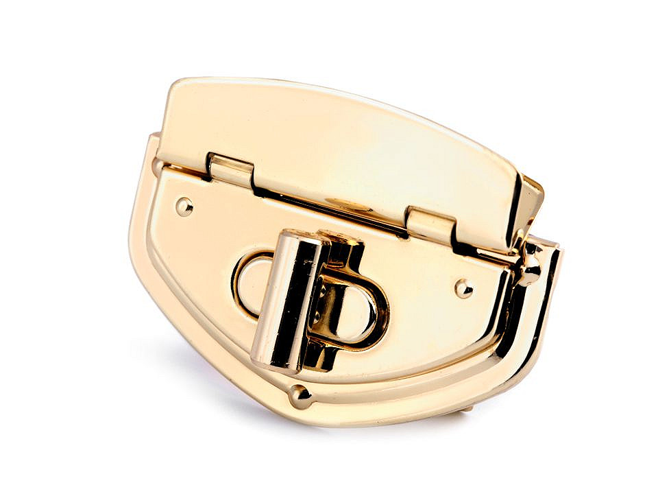 Închizătoare geantă / poșetă, 39x54 mm - Nichel negru (1 Set)