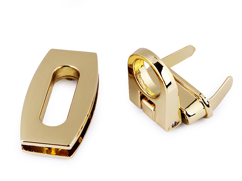 Închizătoare geantă, 20x40 mm - Nichel (1 Set)