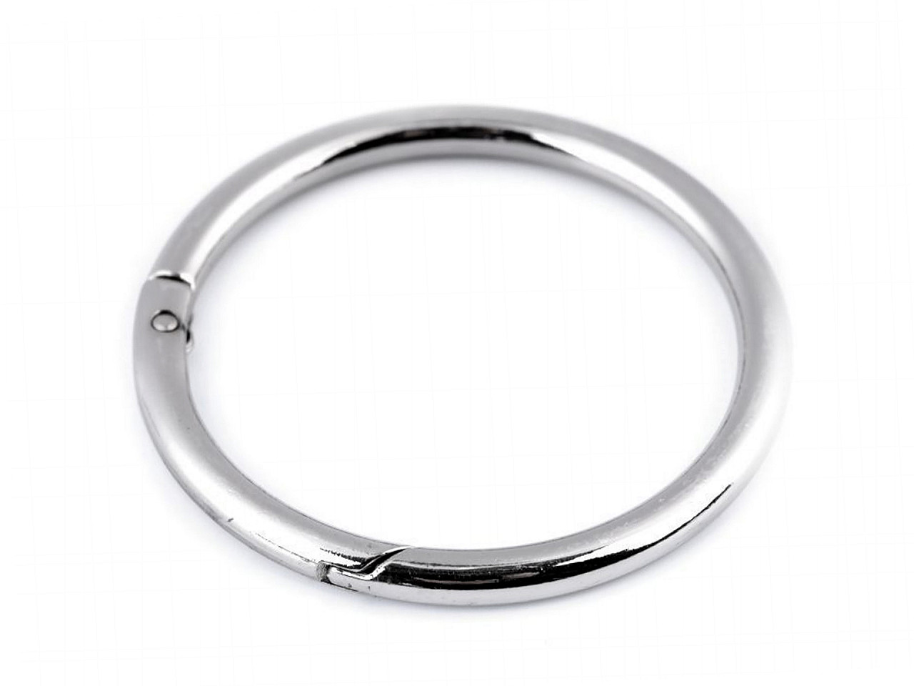 Inel carabină, ø50 mm - Lac negru (1 Bucată) Inel carabină, ø50 mm - Lac negru (1 Bucată)