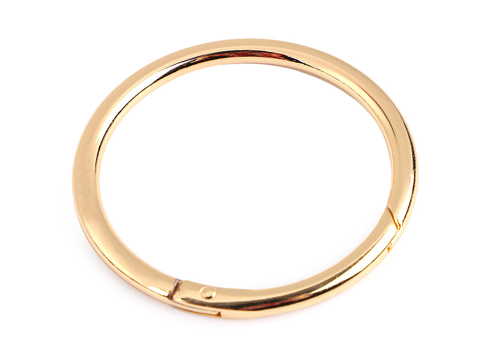 Inel carabină, ø50 mm - Lac negru (1 Bucată) Inel carabină, ø50 mm - Lac negru (1 Bucată)