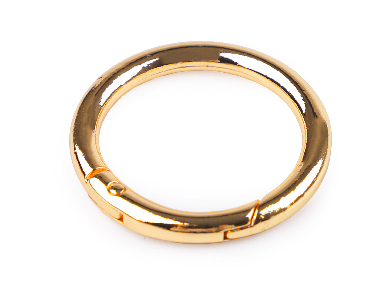 Inel carabină, ø32 mm - Auriu clasic (10 Bucăți)