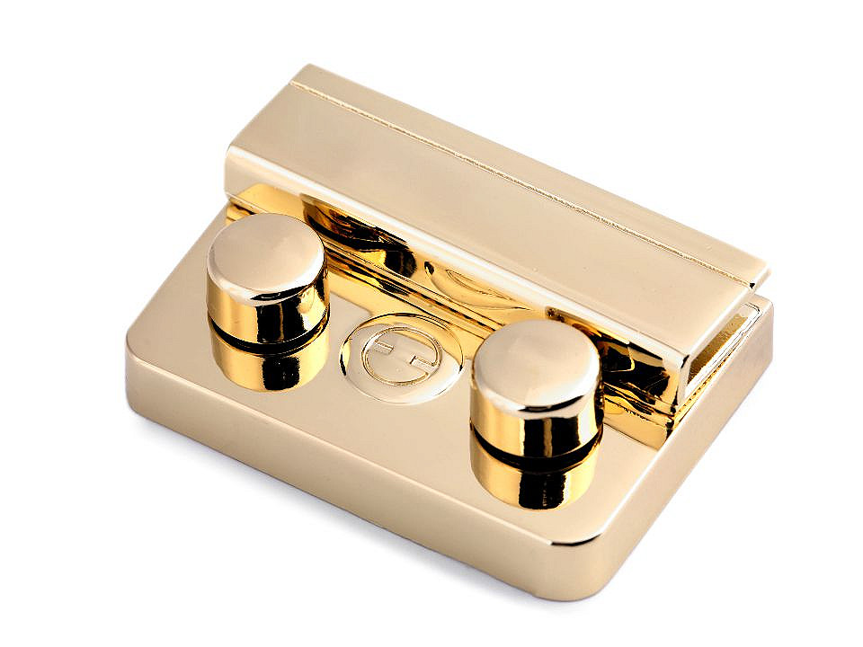 Închizătoare geantă / poșetă, 32x46 mm - Nichel negru (1 Set)