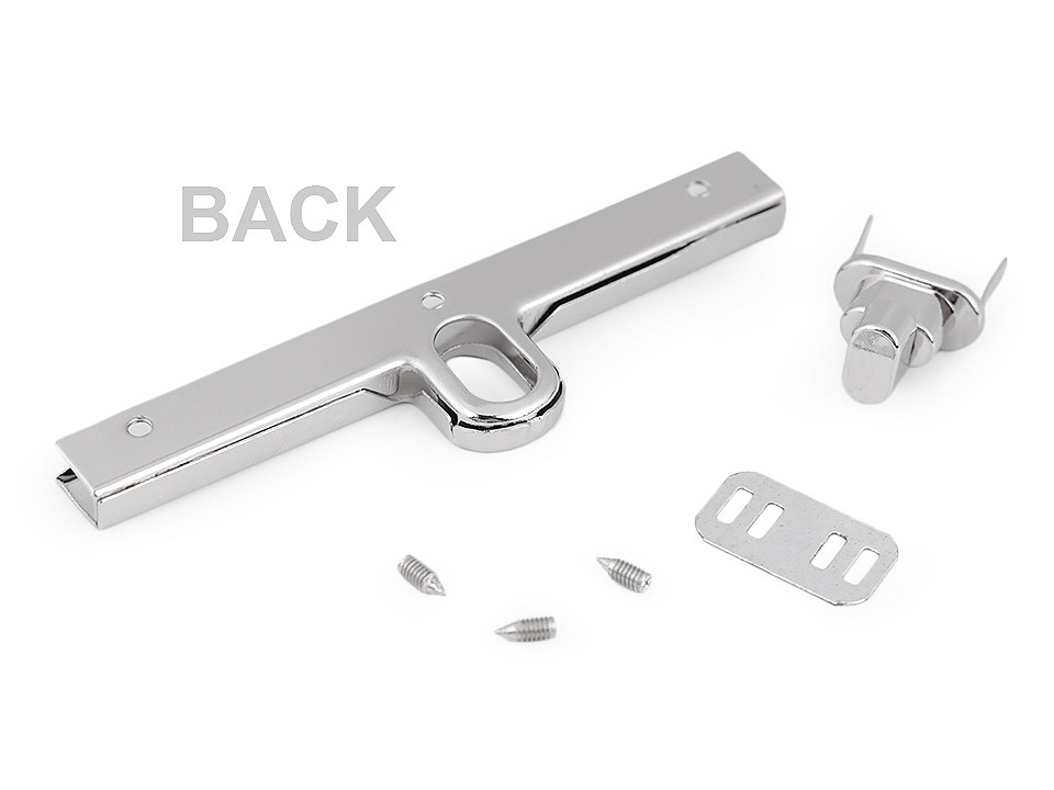 Închizătoare geantă / poșetă - Nichel (4 Seturi)