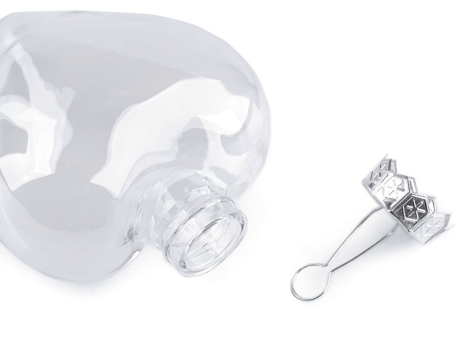 Globuri transparente decorabile, diverse forme - Transparent (24 Bucăți)
