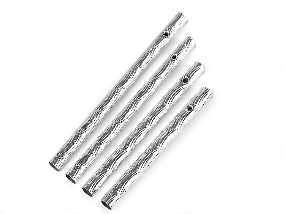 Tuburi pentru clopoței de vănt - Argintiu (50 Bucăți)