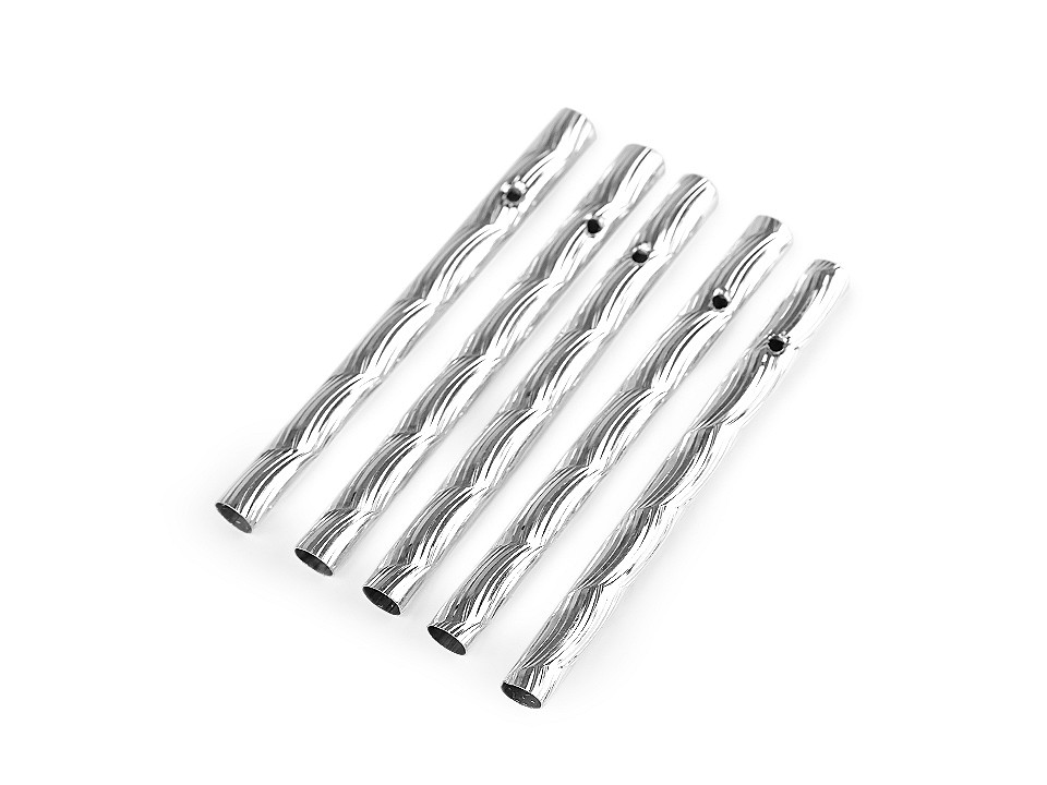 Tuburi pentru clopoței de vănt - Argintiu (50 Bucăți)