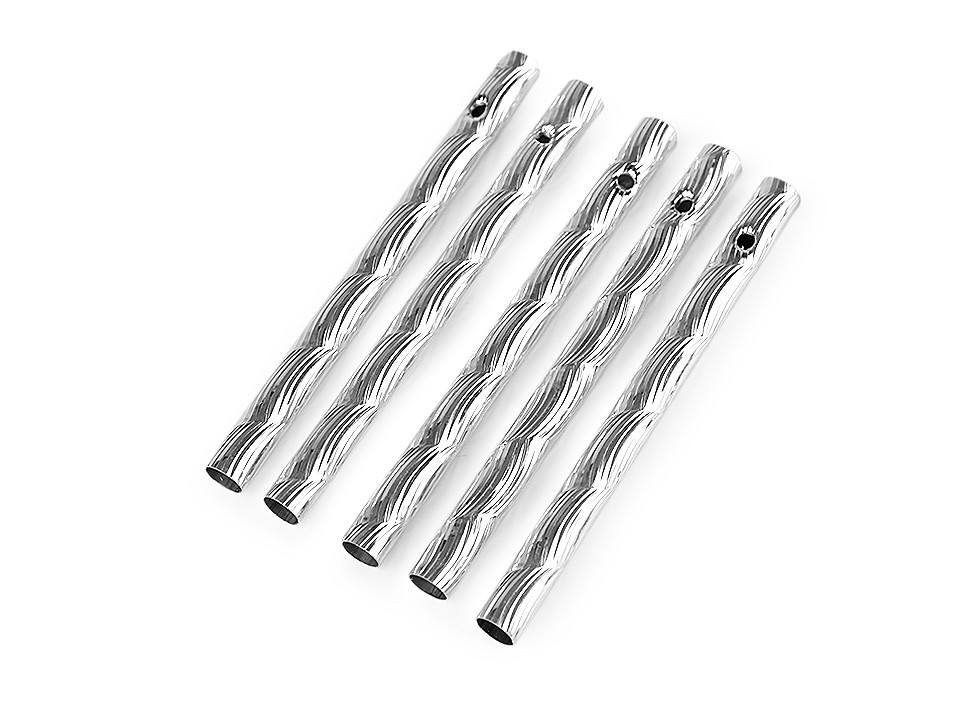 Tuburi pentru clopoței de vănt - Argintiu (50 Bucăți)