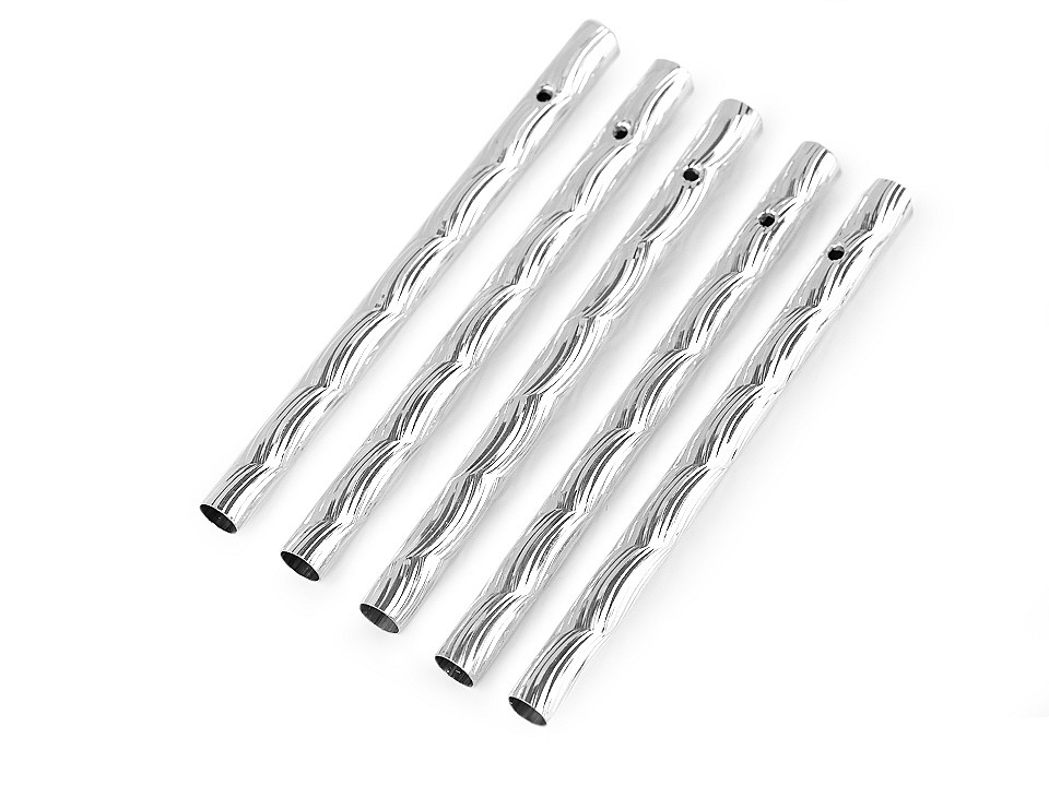 Tuburi pentru clopoței de vănt - Argintiu (50 Bucăți)