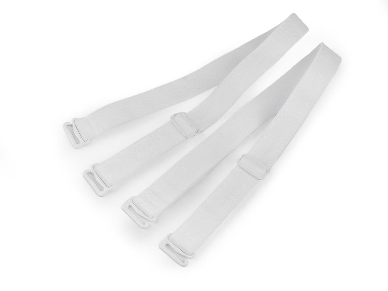 Bretele sutien, lățime 15 mm - Alb (1 Pereche)