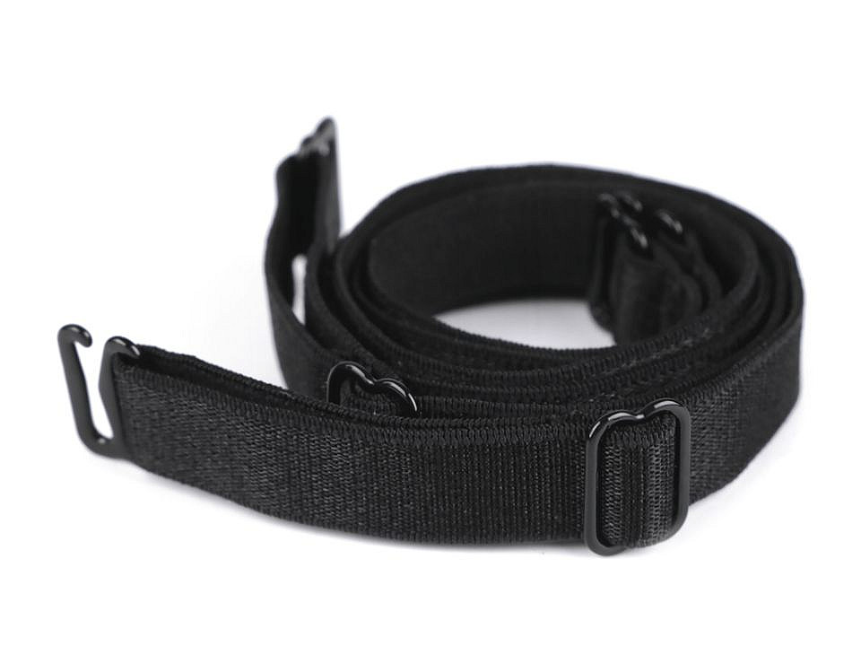 Bretele sutien, lățime 12 mm - Negru (1 Pereche)
