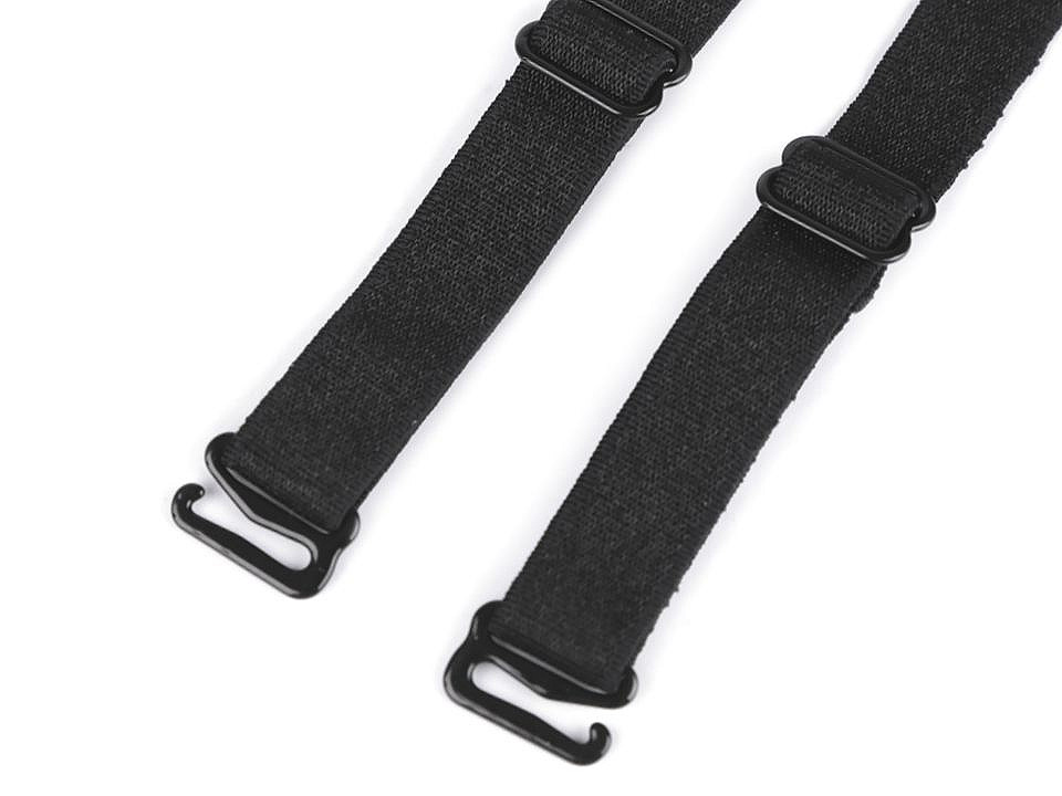 Bretele sutien, lățime 12 mm - Negru (1 Pereche)