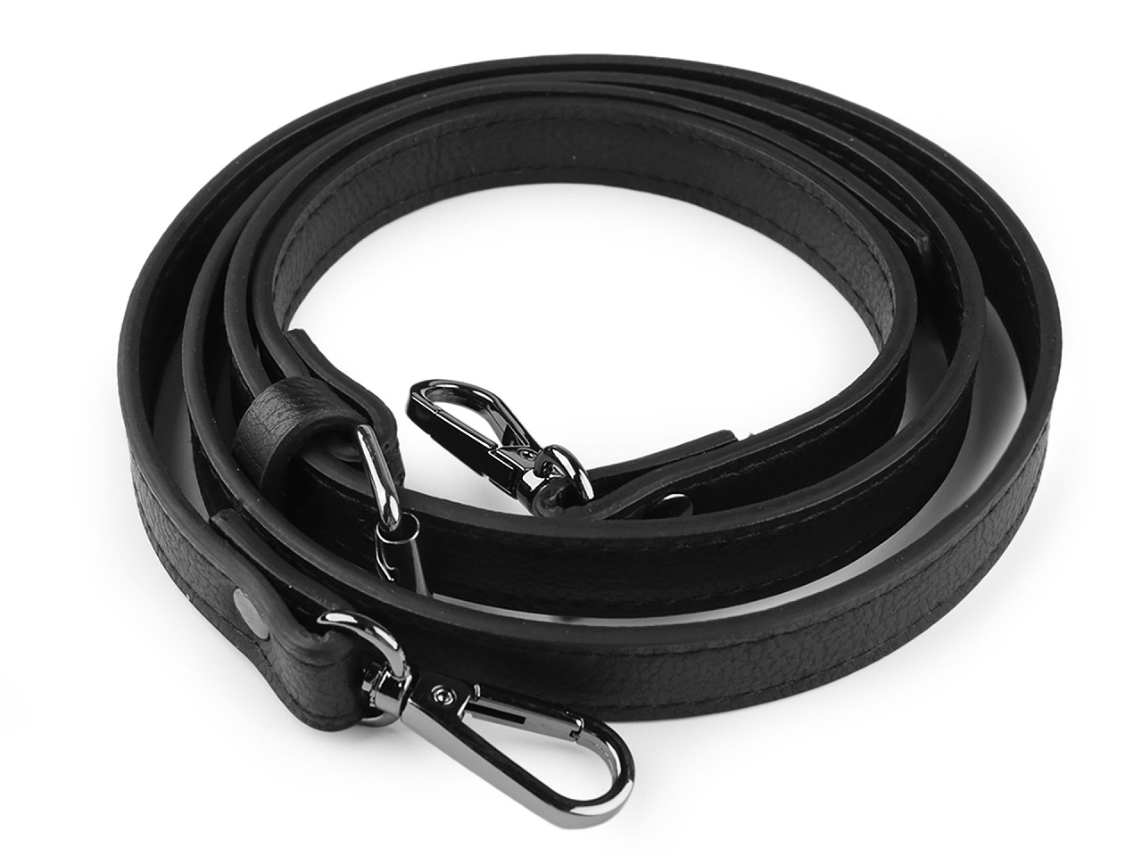 Toartă geantă cu carabină latime 1,5 cm - Argintiu (1 Bucată)