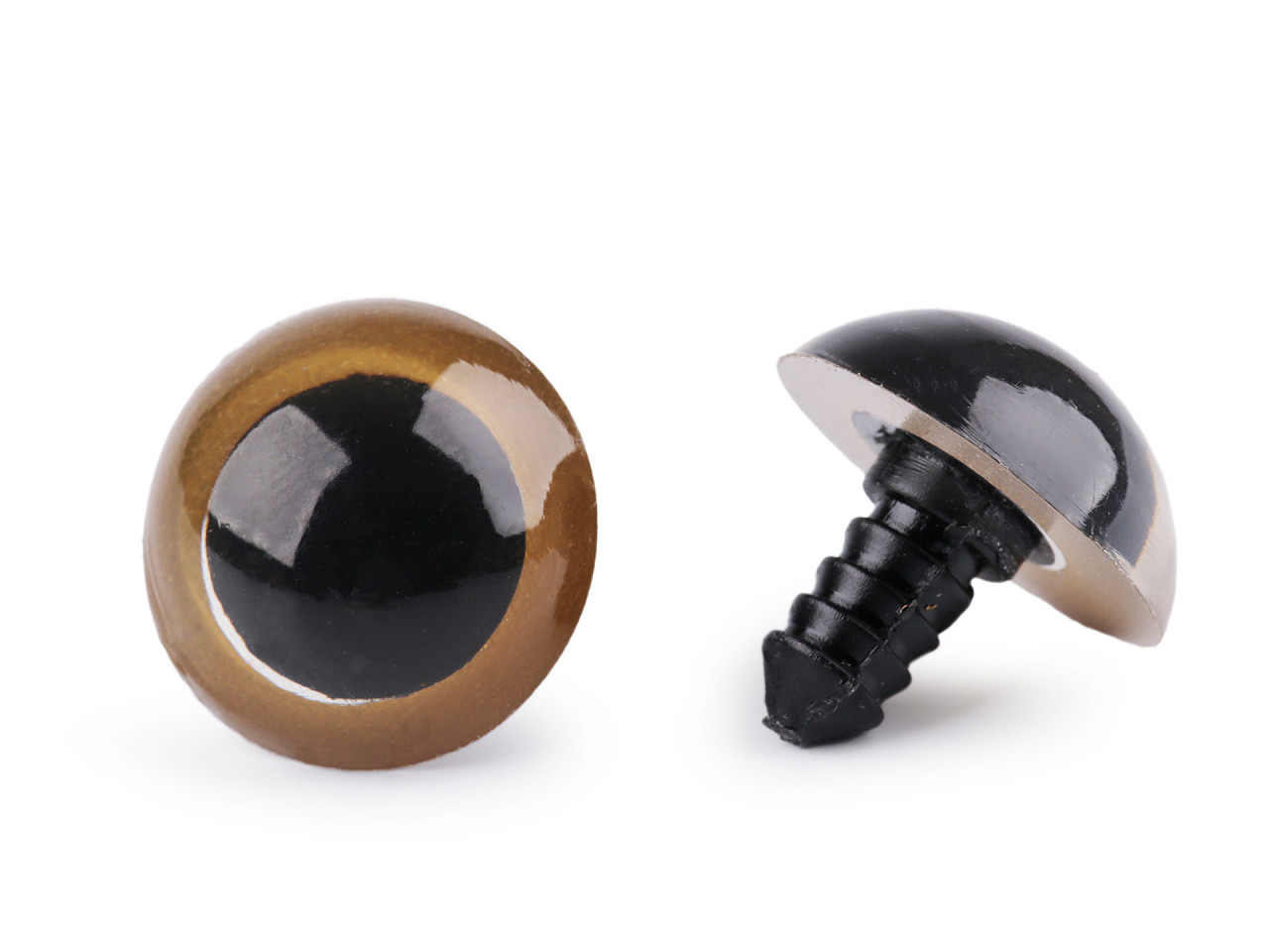 Ochi pentru jucării cu dispozitiv de siguranță, ø20 mm - Albastru delta (4 Seturi)