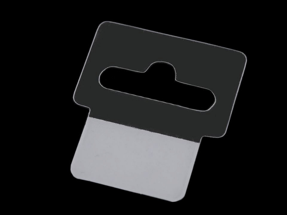 Agățători autoadezive de plastic cu eurohole, 30x30 mm, 30x35 mm - Transparent (100 Bucăți) Agățători autoadezive de plastic cu eurohole, 30x30 mm, 30x35 mm - Transparent (100 Bucăți)